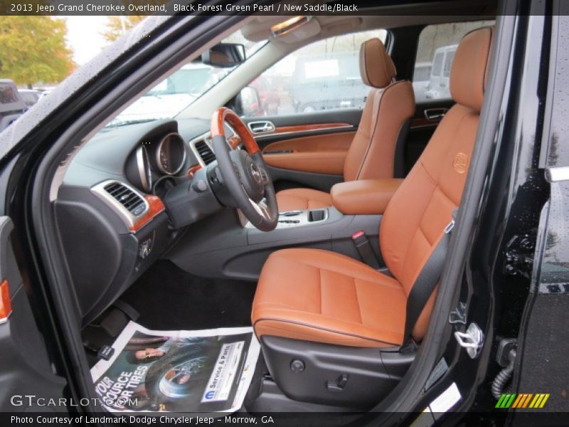 2013 Grand Cherokee Overland New Saddle/Black Interior