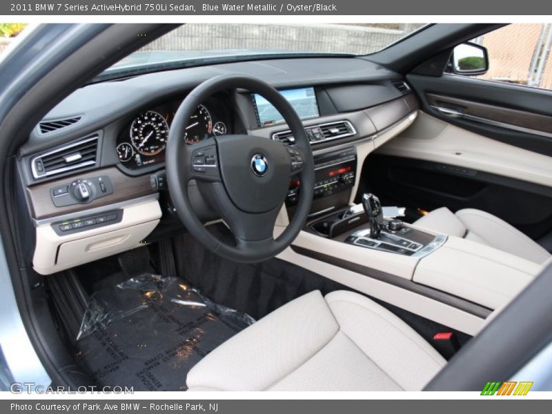 Oyster/Black Interior - 2011 7 Series ActiveHybrid 750Li Sedan 