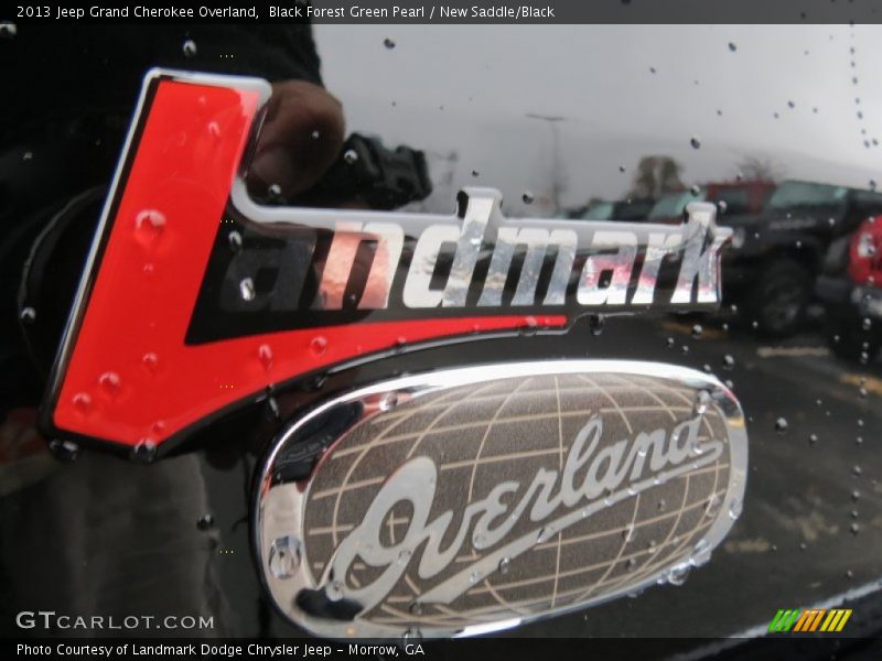 Black Forest Green Pearl / New Saddle/Black 2013 Jeep Grand Cherokee Overland
