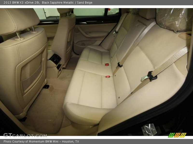 Black Sapphire Metallic / Sand Beige 2013 BMW X3 xDrive 28i