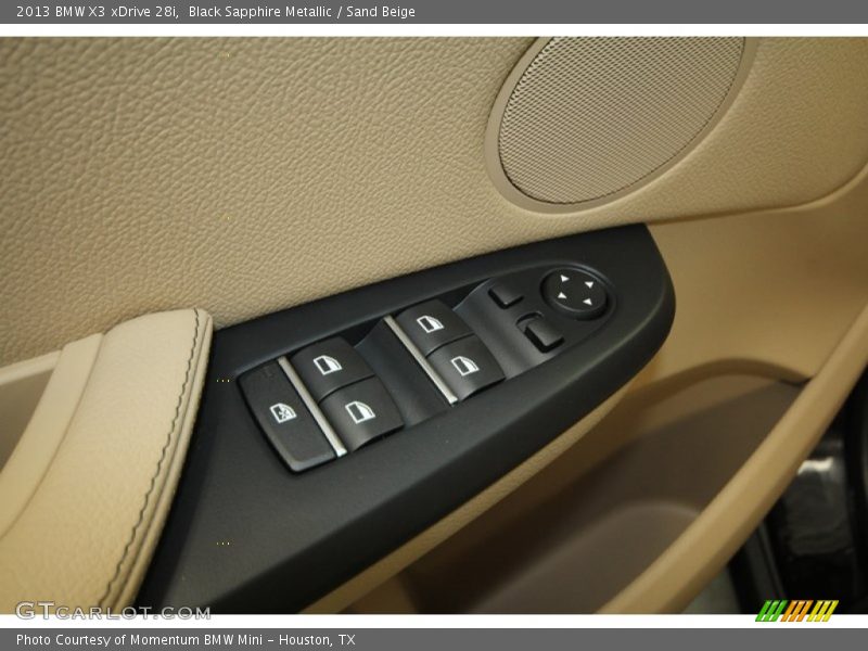 Black Sapphire Metallic / Sand Beige 2013 BMW X3 xDrive 28i