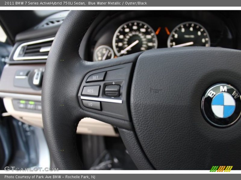 Blue Water Metallic / Oyster/Black 2011 BMW 7 Series ActiveHybrid 750Li Sedan