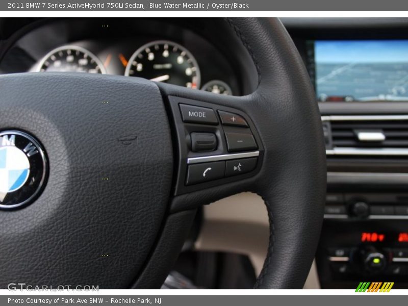 Blue Water Metallic / Oyster/Black 2011 BMW 7 Series ActiveHybrid 750Li Sedan