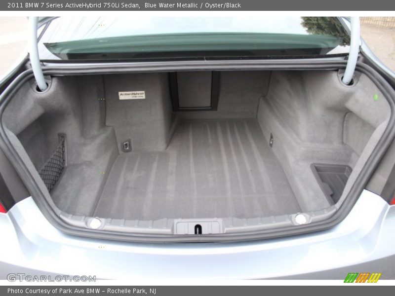  2011 7 Series ActiveHybrid 750Li Sedan Trunk