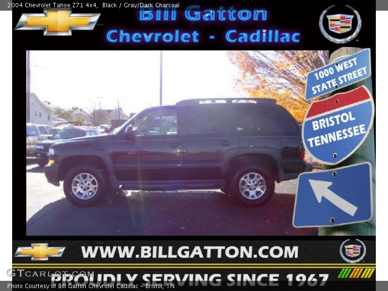 Black / Gray/Dark Charcoal 2004 Chevrolet Tahoe Z71 4x4