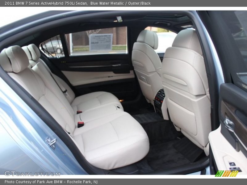 Rear Seat of 2011 7 Series ActiveHybrid 750Li Sedan