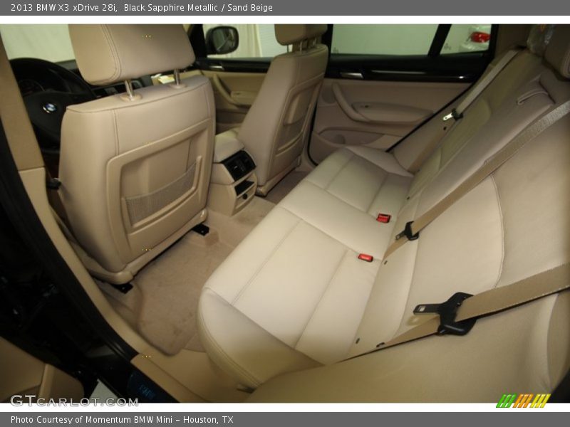 Black Sapphire Metallic / Sand Beige 2013 BMW X3 xDrive 28i