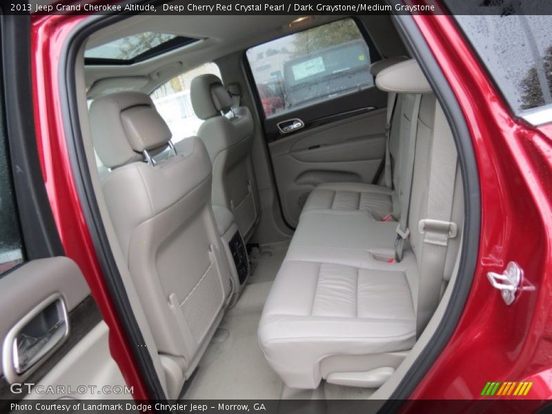 Rear Seat of 2013 Grand Cherokee Altitude
