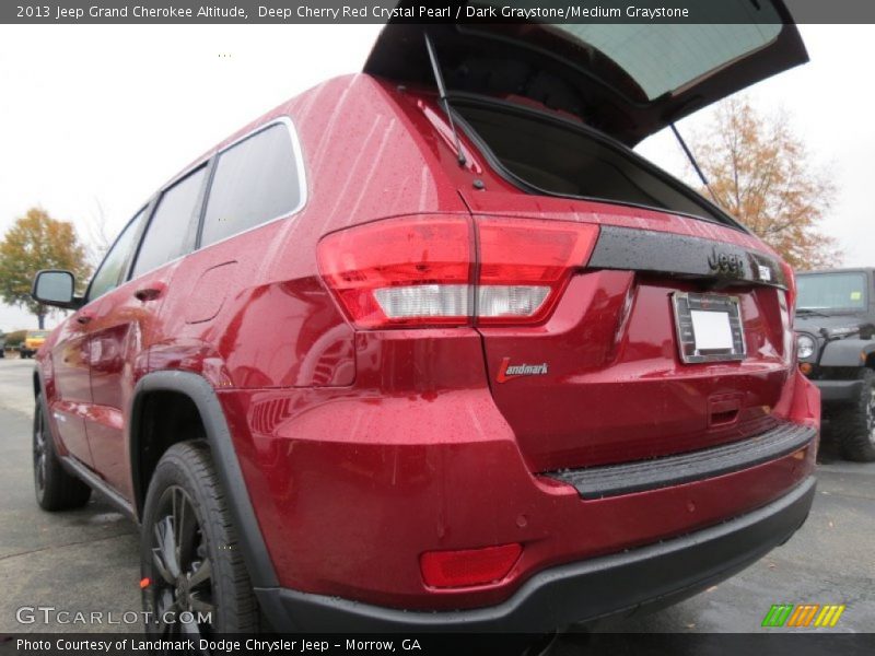 Deep Cherry Red Crystal Pearl / Dark Graystone/Medium Graystone 2013 Jeep Grand Cherokee Altitude