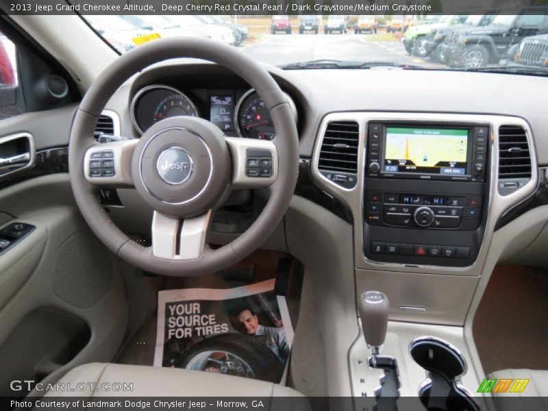 Dashboard of 2013 Grand Cherokee Altitude