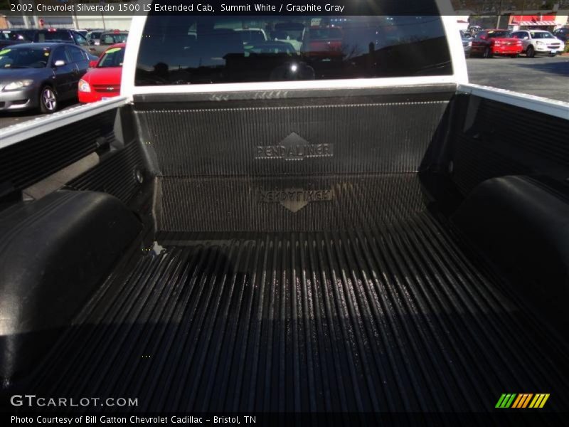 Summit White / Graphite Gray 2002 Chevrolet Silverado 1500 LS Extended Cab