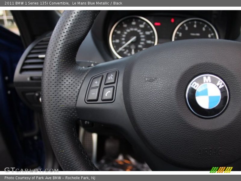 Le Mans Blue Metallic / Black 2011 BMW 1 Series 135i Convertible