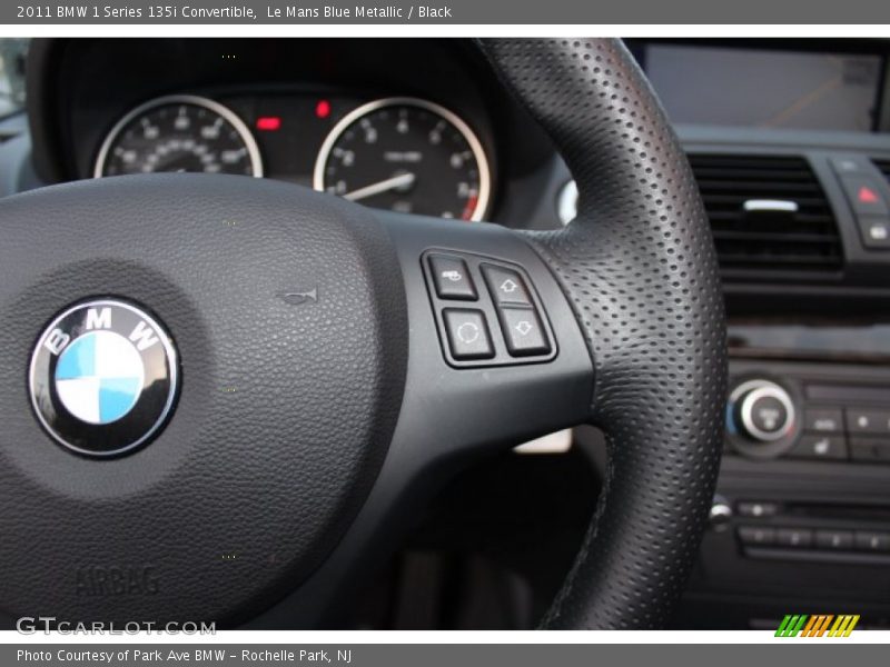 Le Mans Blue Metallic / Black 2011 BMW 1 Series 135i Convertible