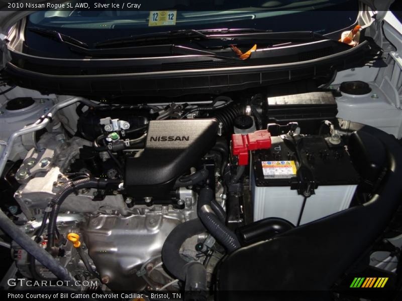 Silver Ice / Gray 2010 Nissan Rogue SL AWD