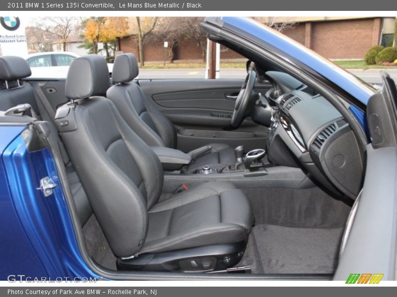  2011 1 Series 135i Convertible Black Interior