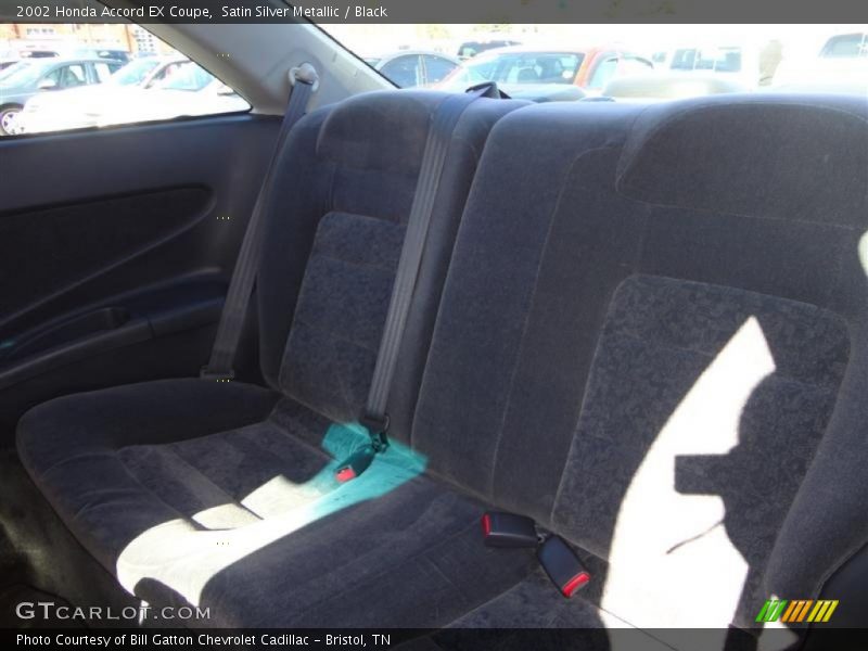 Satin Silver Metallic / Black 2002 Honda Accord EX Coupe