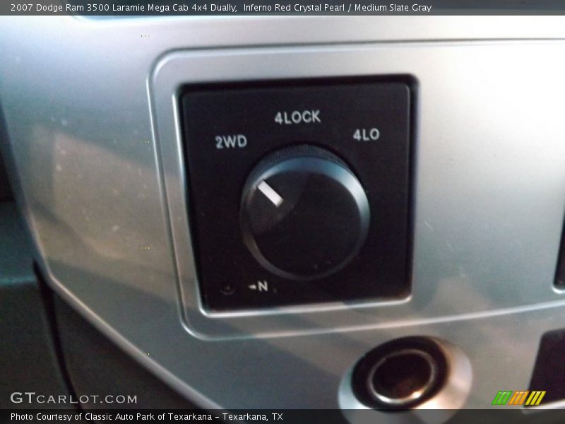 Inferno Red Crystal Pearl / Medium Slate Gray 2007 Dodge Ram 3500 Laramie Mega Cab 4x4 Dually