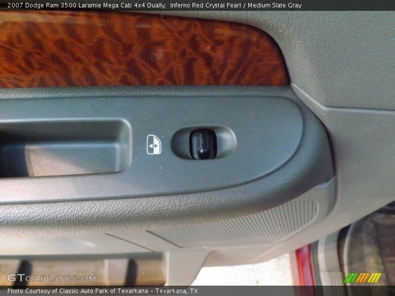 Inferno Red Crystal Pearl / Medium Slate Gray 2007 Dodge Ram 3500 Laramie Mega Cab 4x4 Dually