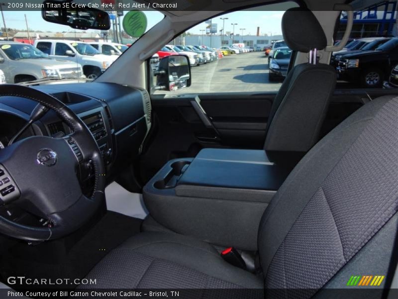 Red Alert / Charcoal 2009 Nissan Titan SE Crew Cab 4x4