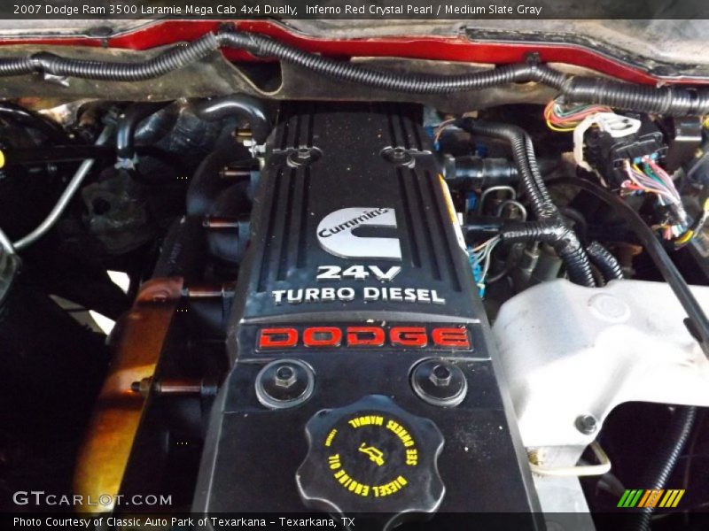  2007 Ram 3500 Laramie Mega Cab 4x4 Dually Engine - 5.9 Liter OHV 24-Valve Turbo Diesel Inline 6 Cylinder