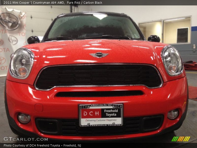 Pure Red / Carbon Black 2011 Mini Cooper S Countryman All4 AWD