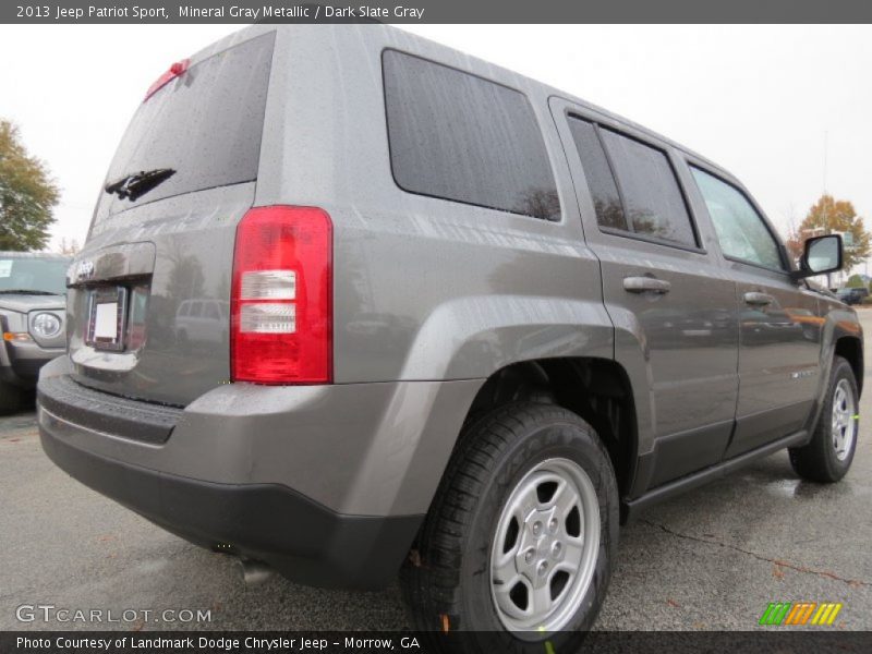Mineral Gray Metallic / Dark Slate Gray 2013 Jeep Patriot Sport