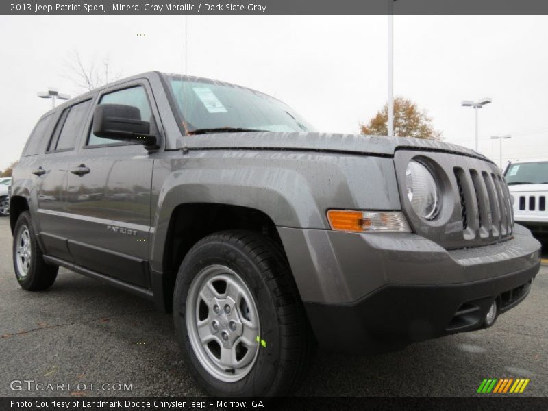 Mineral Gray Metallic / Dark Slate Gray 2013 Jeep Patriot Sport