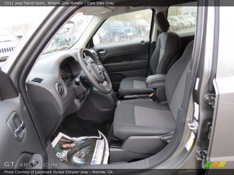 Mineral Gray Metallic / Dark Slate Gray 2013 Jeep Patriot Sport