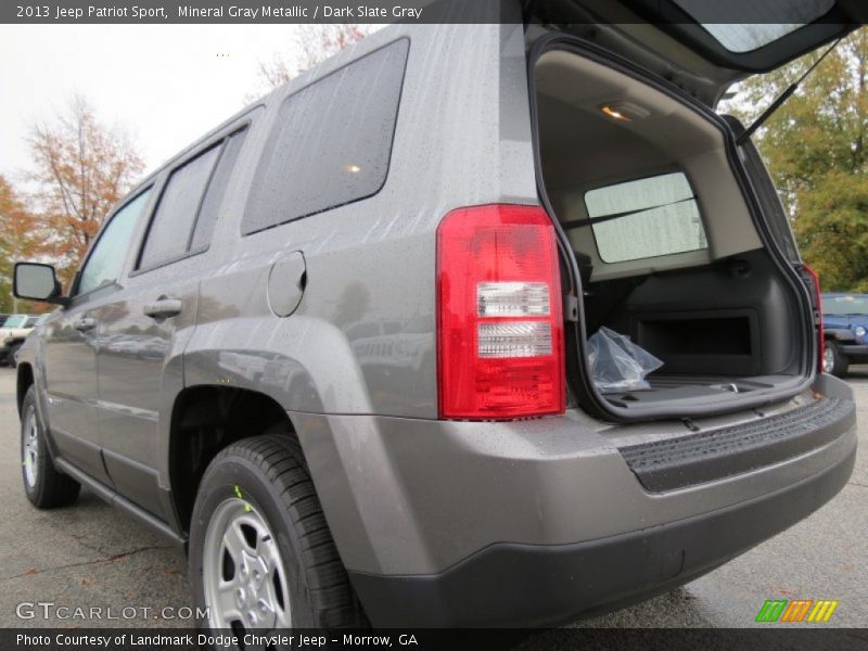 Mineral Gray Metallic / Dark Slate Gray 2013 Jeep Patriot Sport