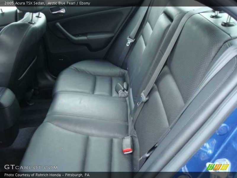Arctic Blue Pearl / Ebony 2005 Acura TSX Sedan