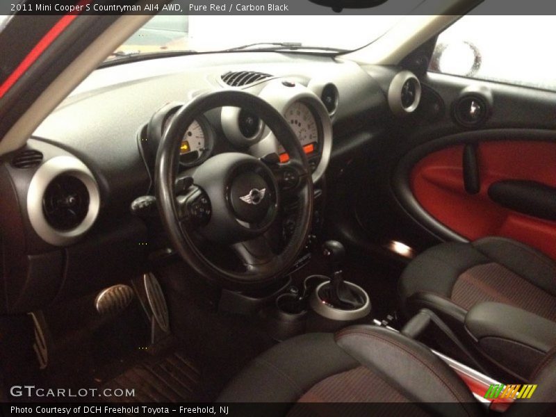  2011 Cooper S Countryman All4 AWD Carbon Black Interior