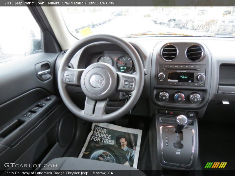 Mineral Gray Metallic / Dark Slate Gray 2013 Jeep Patriot Sport
