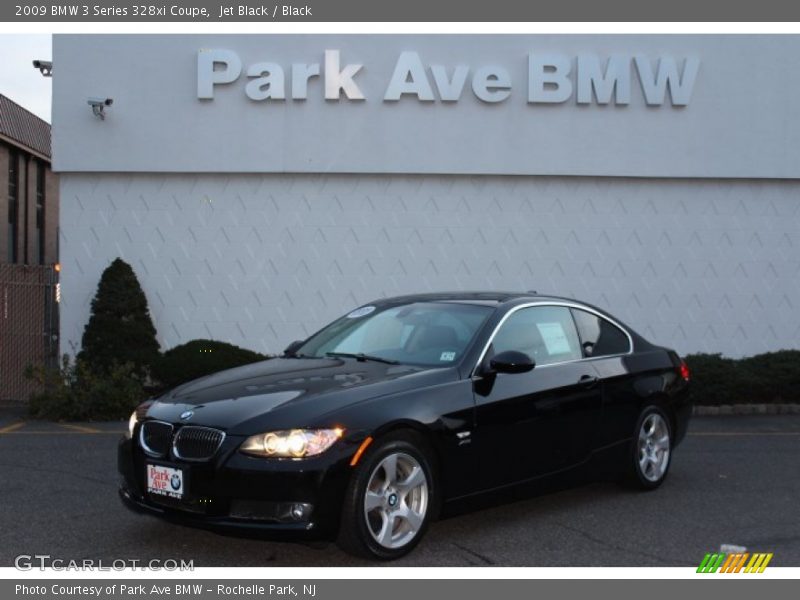 Jet Black / Black 2009 BMW 3 Series 328xi Coupe