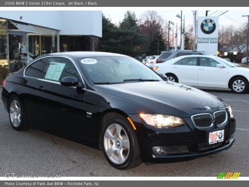 Jet Black / Black 2009 BMW 3 Series 328xi Coupe