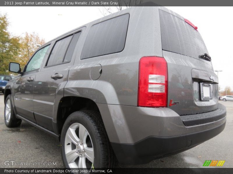 Mineral Gray Metallic / Dark Slate Gray 2013 Jeep Patriot Latitude