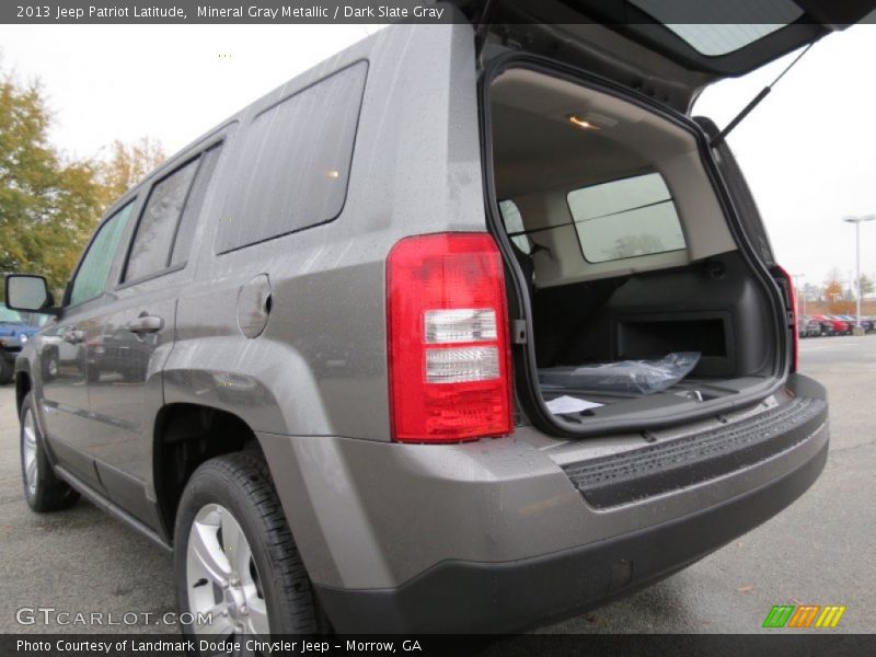 Mineral Gray Metallic / Dark Slate Gray 2013 Jeep Patriot Latitude