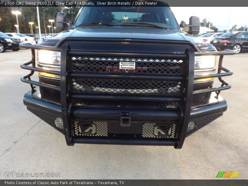 Silver Birch Metallic / Dark Pewter 2006 GMC Sierra 3500 SLT Crew Cab 4x4 Dually