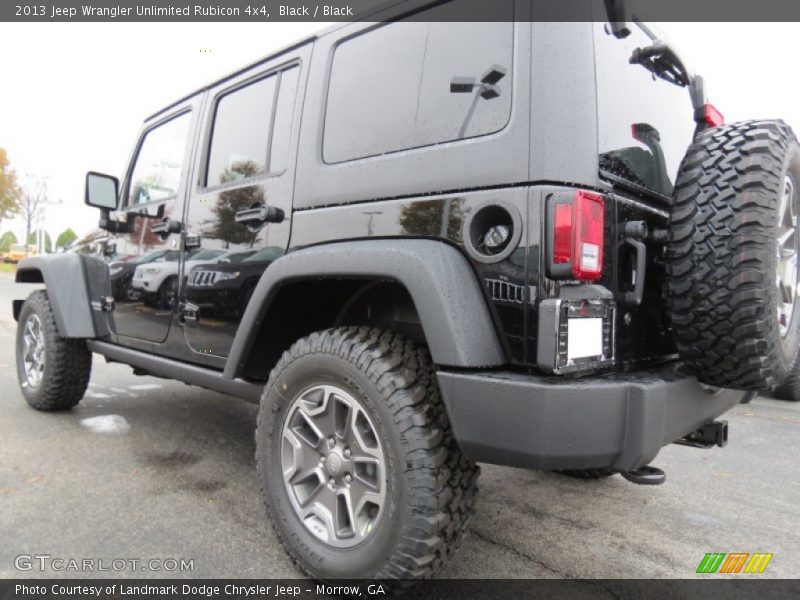 Black / Black 2013 Jeep Wrangler Unlimited Rubicon 4x4