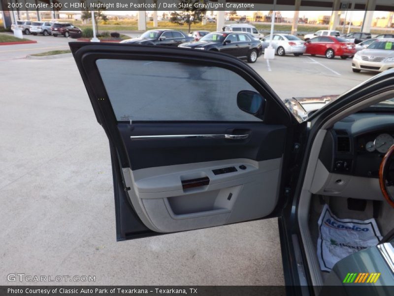 Midnight Blue Pearlcoat / Dark Slate Gray/Light Graystone 2005 Chrysler 300 C HEMI