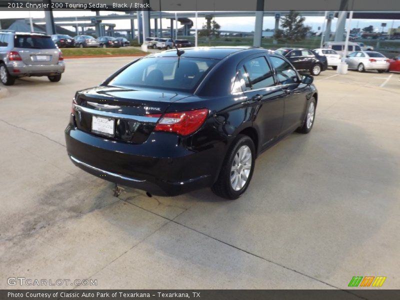 Black / Black 2012 Chrysler 200 Touring Sedan