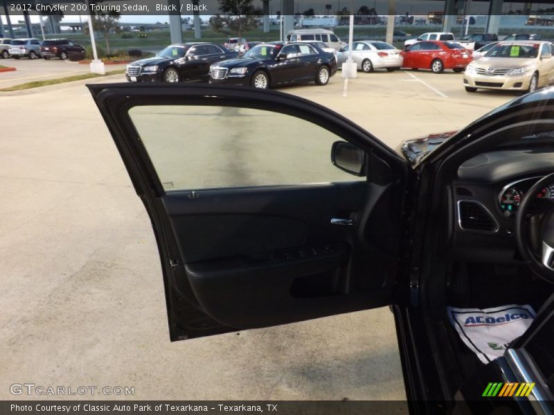 Black / Black 2012 Chrysler 200 Touring Sedan