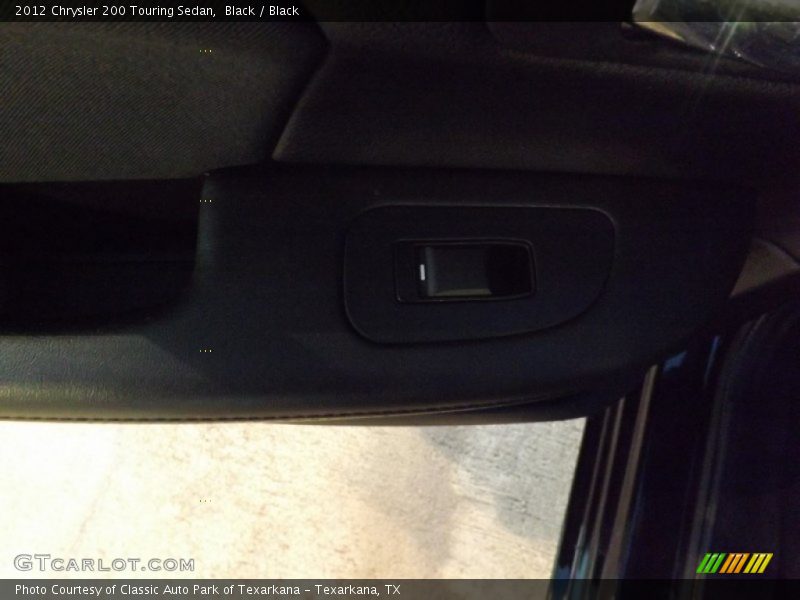 Black / Black 2012 Chrysler 200 Touring Sedan