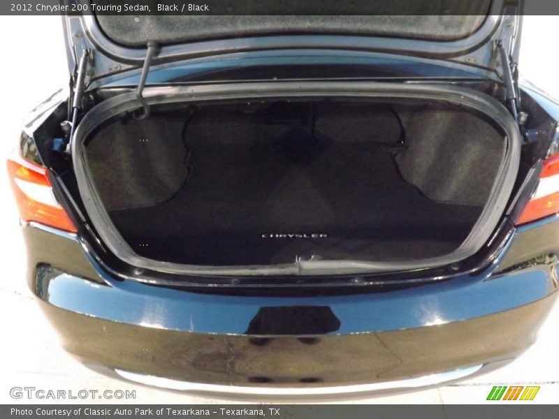 Black / Black 2012 Chrysler 200 Touring Sedan