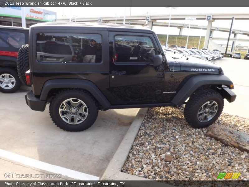 Black / Black 2013 Jeep Wrangler Rubicon 4x4