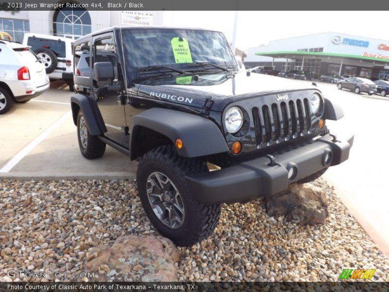 Black / Black 2013 Jeep Wrangler Rubicon 4x4