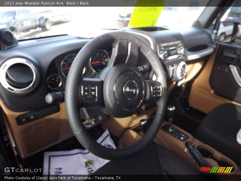 Black / Black 2013 Jeep Wrangler Rubicon 4x4