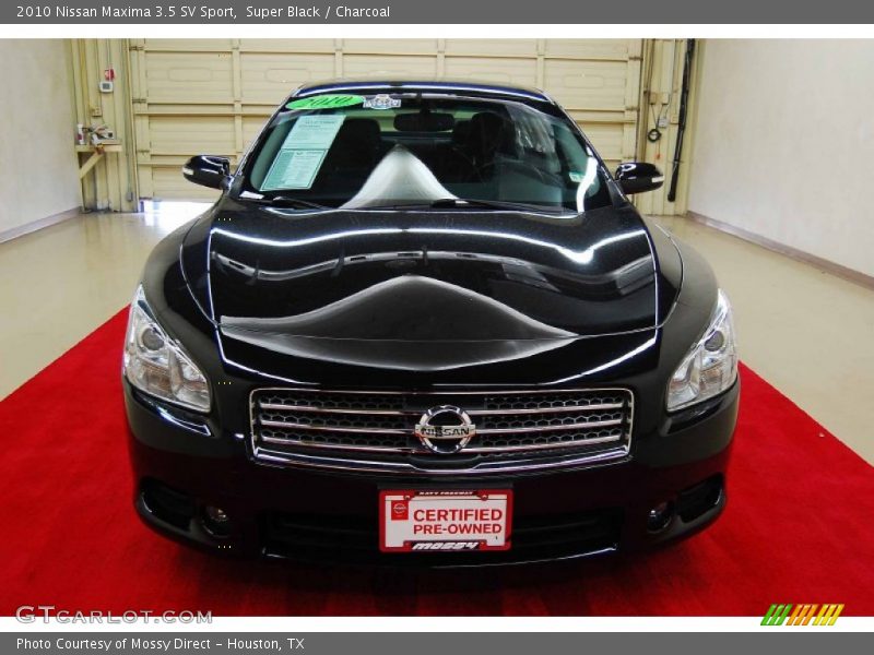 Super Black / Charcoal 2010 Nissan Maxima 3.5 SV Sport