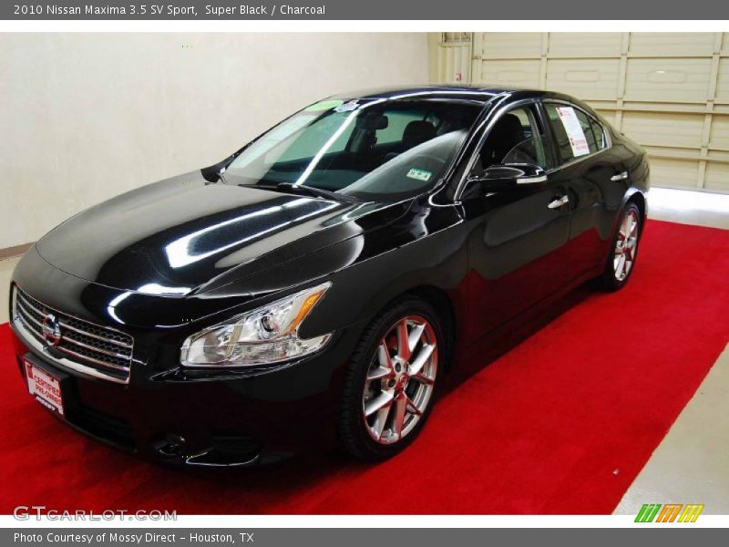 Super Black / Charcoal 2010 Nissan Maxima 3.5 SV Sport