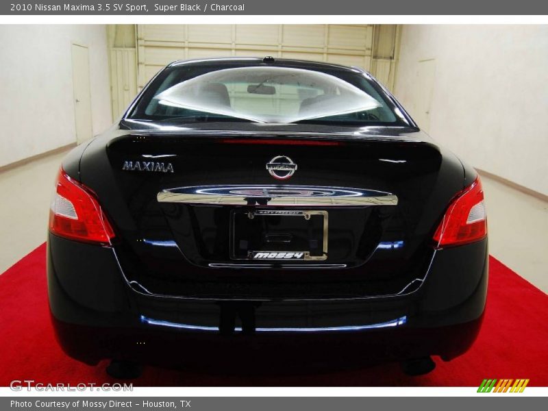 Super Black / Charcoal 2010 Nissan Maxima 3.5 SV Sport