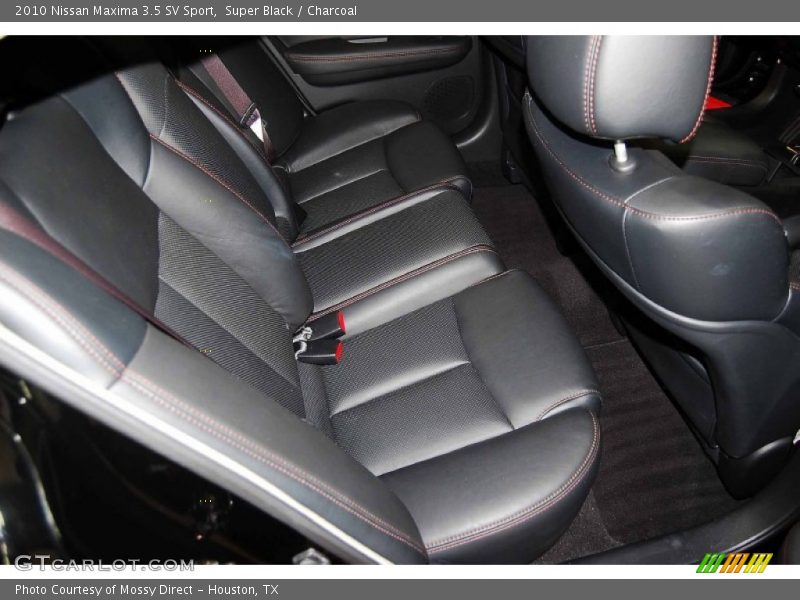 Rear Seat of 2010 Maxima 3.5 SV Sport